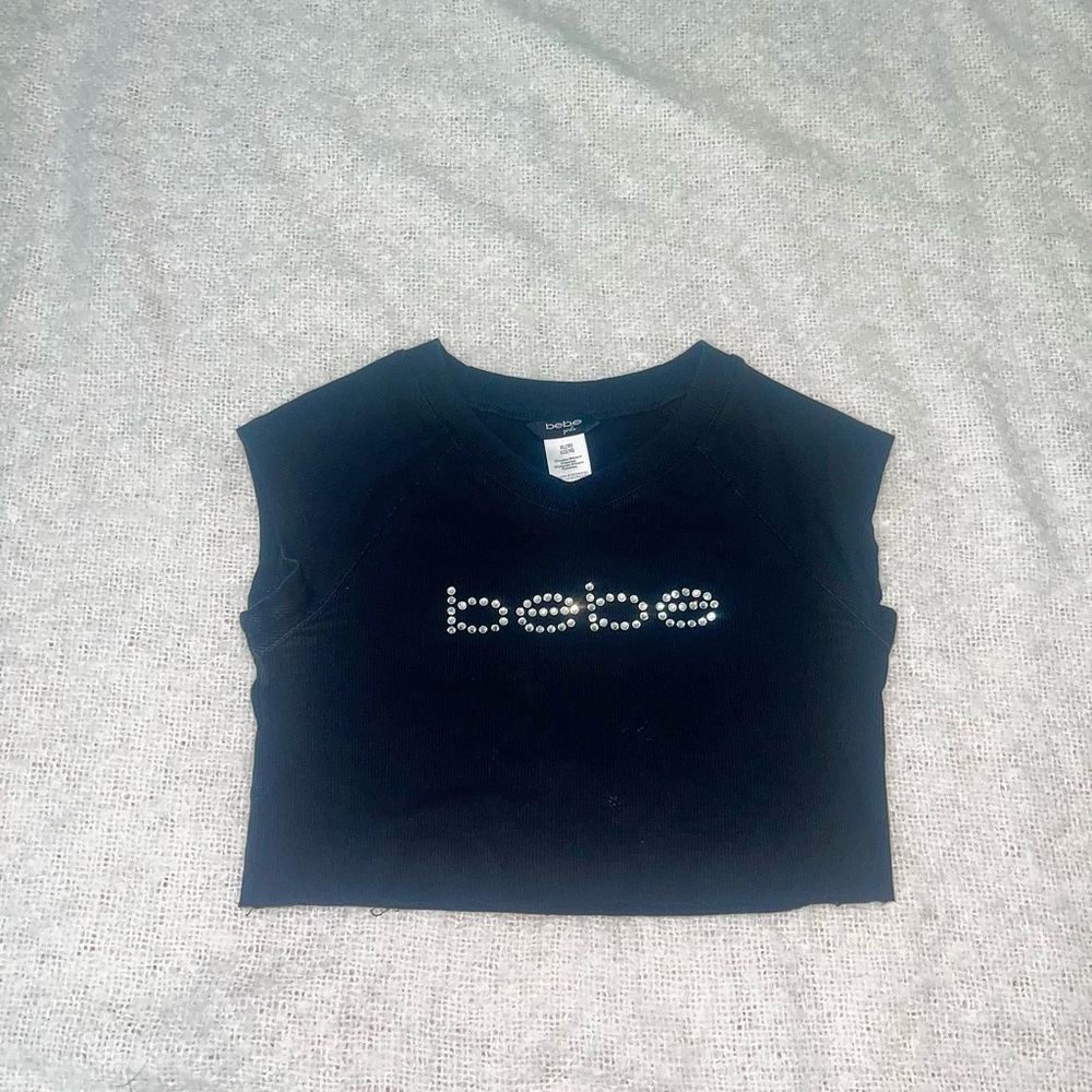 Vintage Diamond Bebe Crop Top